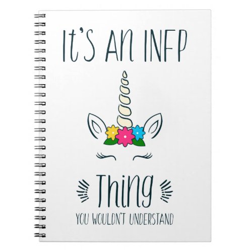 INFP Thing Unicorn Notebook