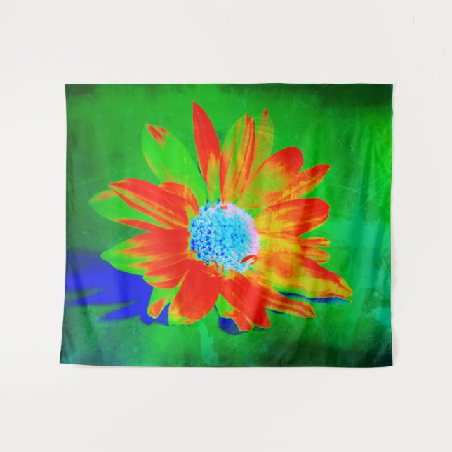 Infra Red Daisy Tapestry (Front (Horizontal))