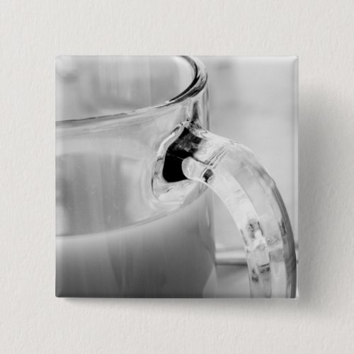 Infrared Black  Whitecup glass coffee Pinback Button