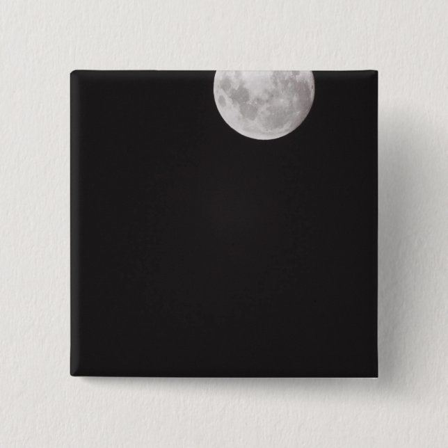 Infrared moon. pinback button (Front)
