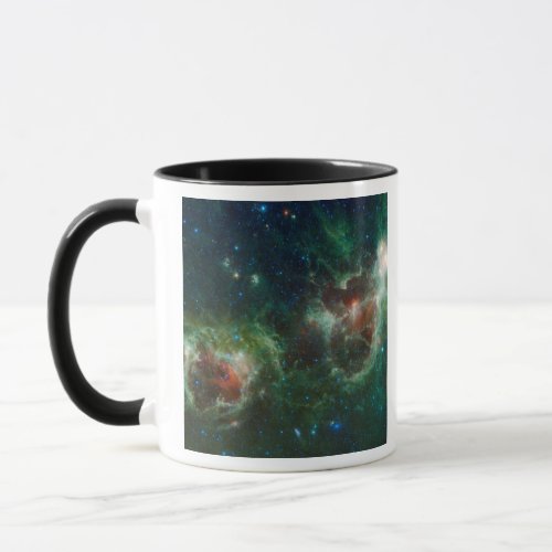 Infrared mosaic of the Heart and Soul nebulae Mug