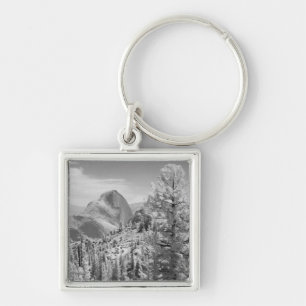 Infrared photo in East side of Yosemite National 2 Keychain