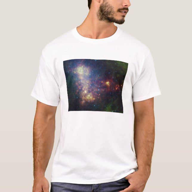 Infrared portrait revealing the stars and dust T-Shirt (Front)