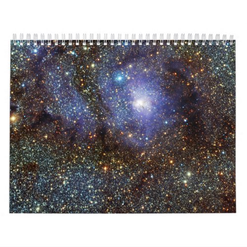 Infrared View Lagoon Nebula Messier 8 M8 NGC 6523 Calendar