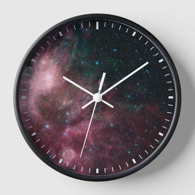 Infrared View Showing The Birth And Death Of Stars Clock (Front)