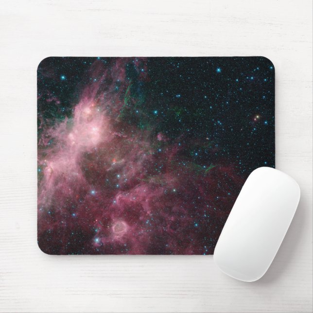 Infrared View Showing The Birth And Death Of Stars Mouse Pad (With Mouse)