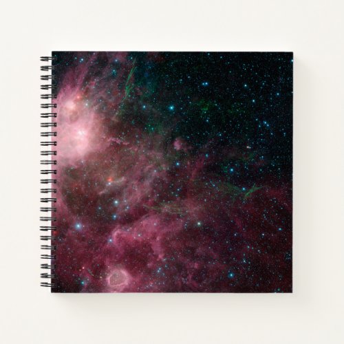 Infrared View Showing The Birth And Death Of Stars Notebook