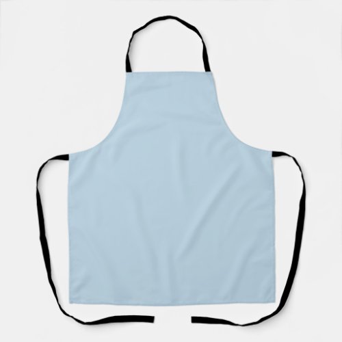 Infused Pastel Blue Solid Color After Rain M520_2 Apron