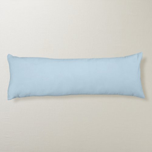Infused Pastel Blue Solid Color After Rain M520_2 Body Pillow