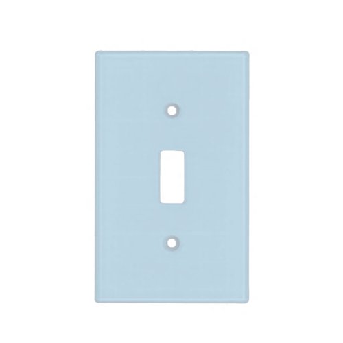 Infused Pastel Blue Solid Color After Rain M520_2 Light Switch Cover