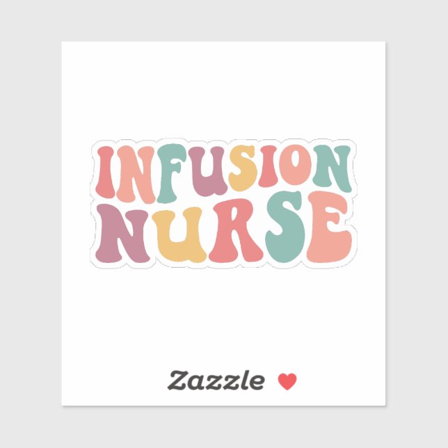 Infusion Nurse Sticker (Sheet)