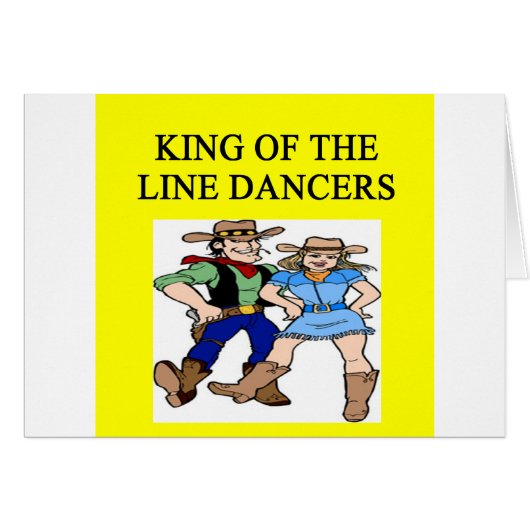ing of line dancing cards (Front Horizontal)