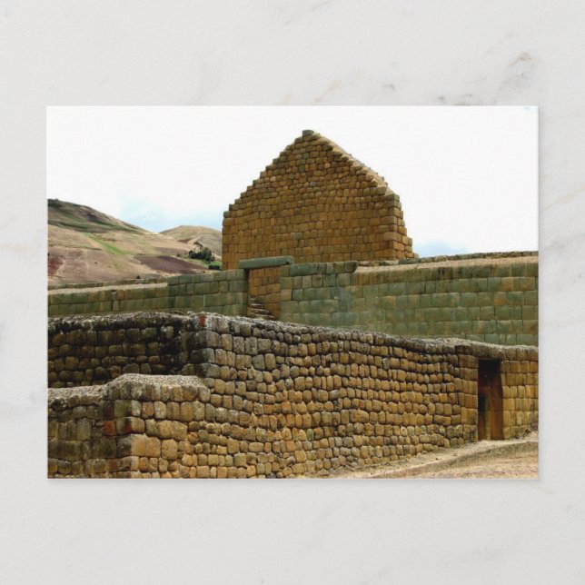 Ingapirca Inca ruins, Ecuador Postcard (Front)
