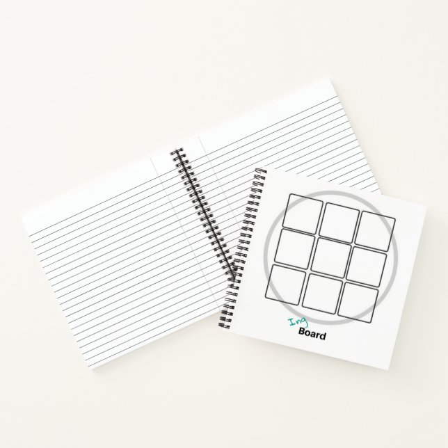 IngBoard 8.5"x8.5" Spiral Notebook (Inside)