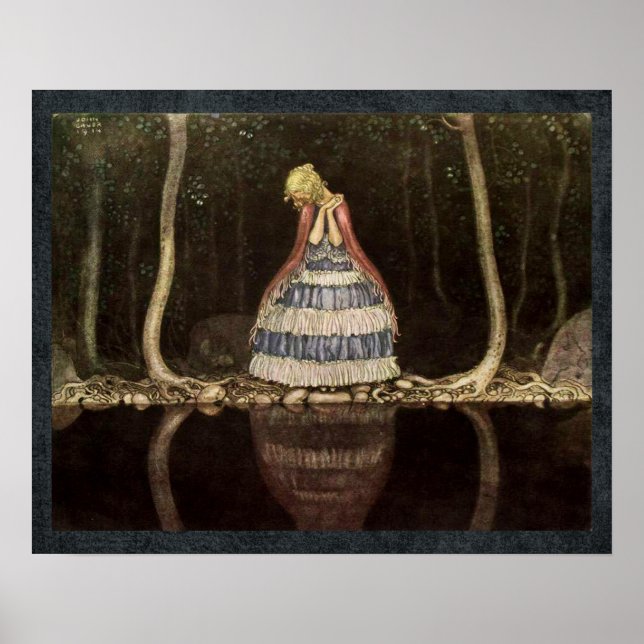 Inge by the Lake Swedish Fairytale Poster (Front)