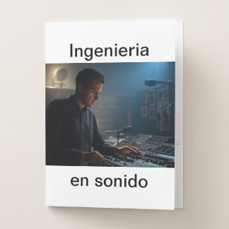 Ingenieria en sonido pocket folder