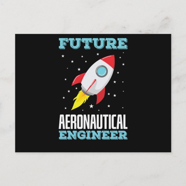 Ingenieur Future Aeronautical Engineer Postcard (Front)