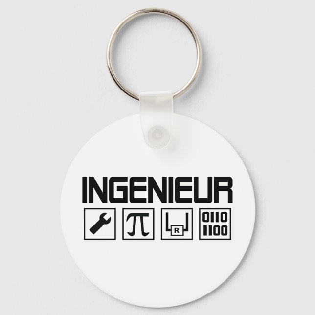 ingenieur icon keychain (Front)