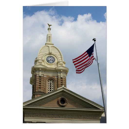 Ingham County Court House - Mason, Michigan (Front)