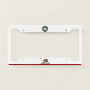 Inglewood (California) city flag License Plate Frame