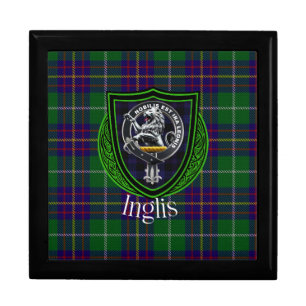Inglis Scottish Clan Tartan & Crest Gift Box