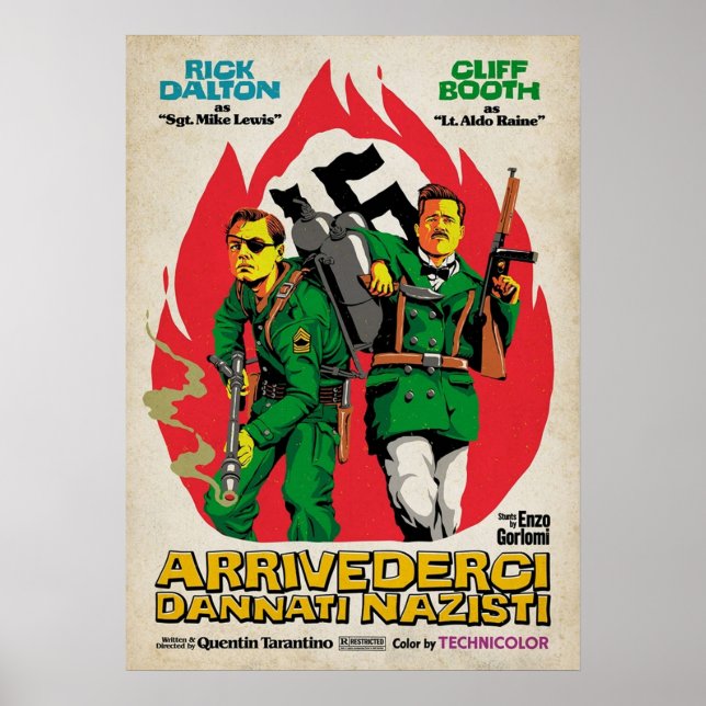 Inglorious Bastards 2 Once Upon a Time in Hollywoo Poster (Front)