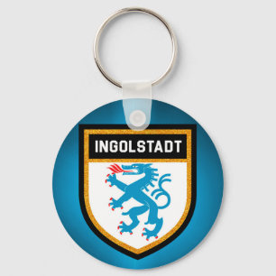 Ingolstadt Flag Keychain