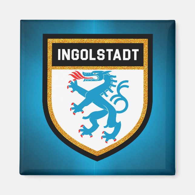 Ingolstadt Flag Magnet (Front)