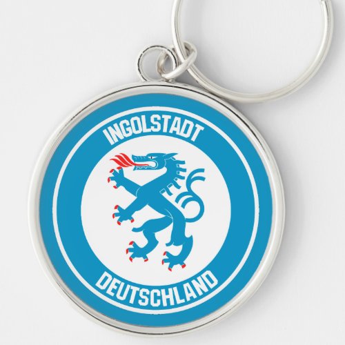Ingolstadt Round Emblem Keychain