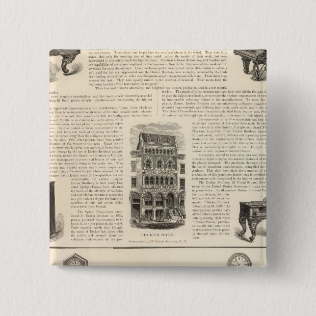 Ingrapham and Gamewell Company Pinback Button (Front)