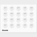 Ingredients Product Label | Modern, Simple Sticker | Zazzle