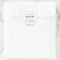 Ingredients Product Label | Modern, Simple Sticker | Zazzle