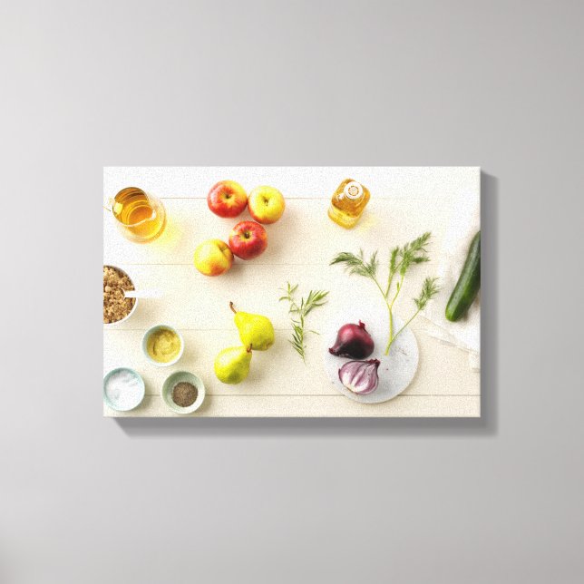 Ingredients & Tools 5 Canvas Print (Front)