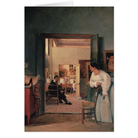 Ingres' Studio in Rome Cards (Front)