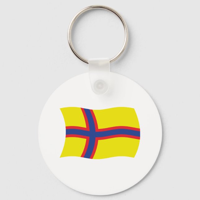 Ingrian Finns Flag Keychain (Front)