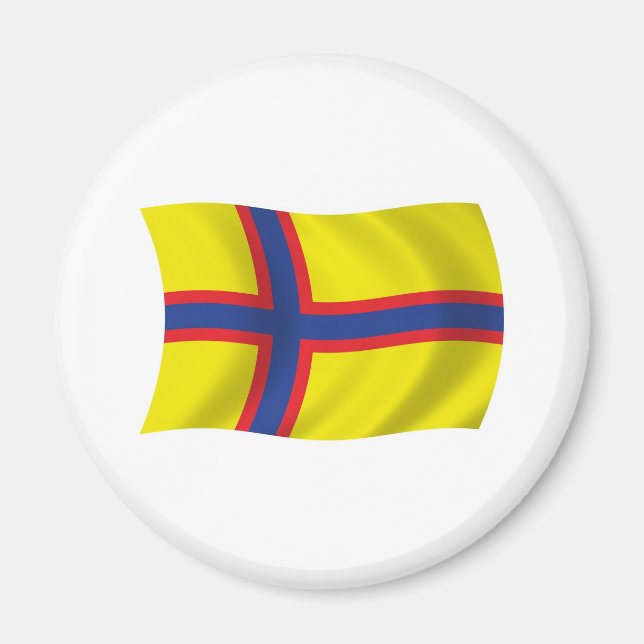 Ingrian Finns Flag Magnet (Front)