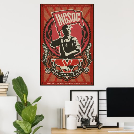 INGSOC 1984 Propaganda Poster | Zazzle