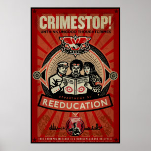 INGSOC 1984 Thoughtcrime Print