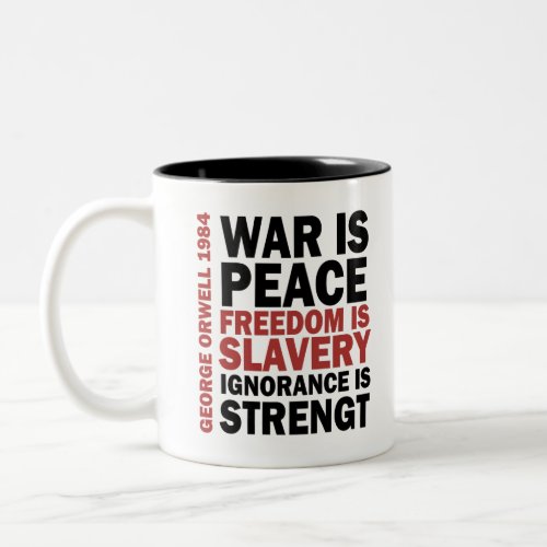 Ingsoc _ George Orwell Two_Tone Coffee Mug