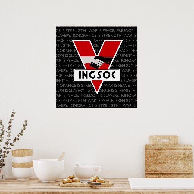 INGSOC Inspired by 1984 Poster | Zazzle