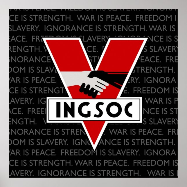 INGSOC  Inspired by 1984 Poster (Front)