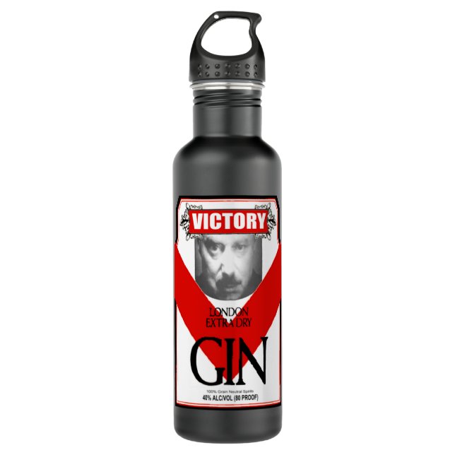 Ingsoc's Victory Gin Water Bottle (Front)
