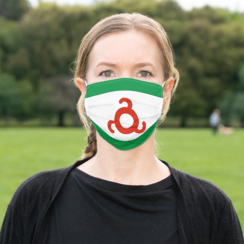 Ingushetia Flag Adult Cloth Face Mask