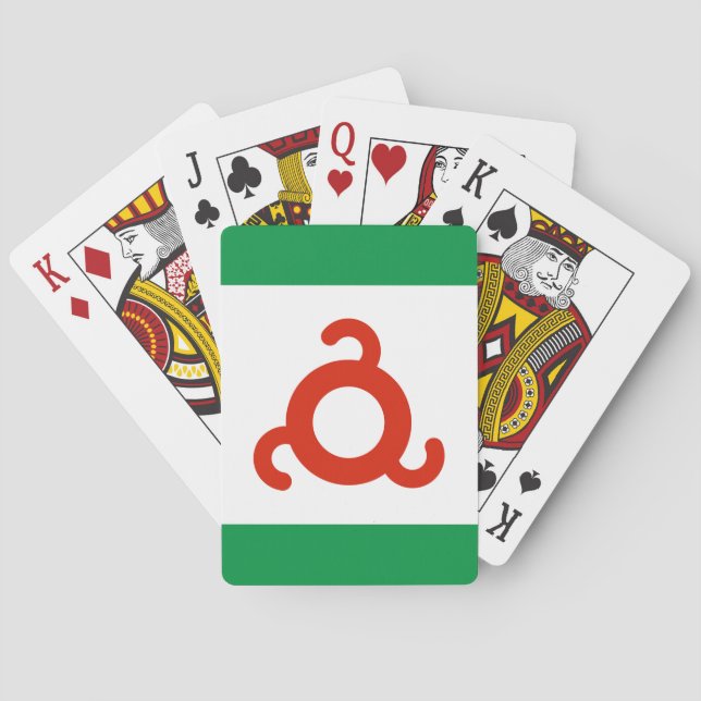 Ingushetia Flag Poker Cards (Back)