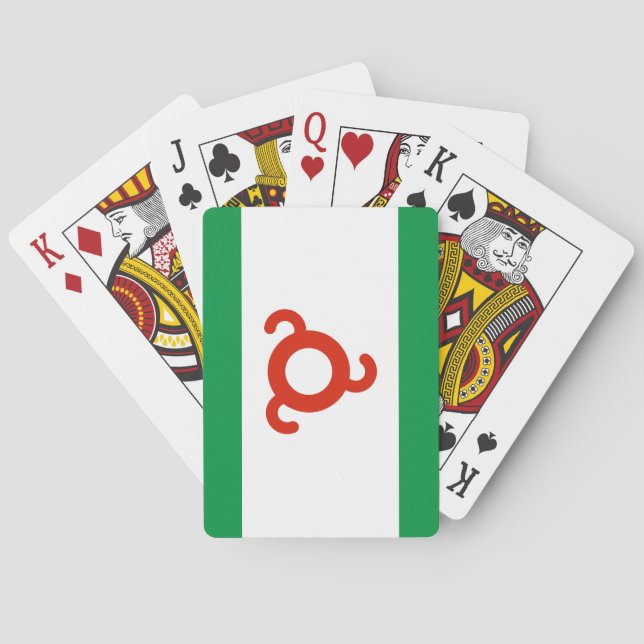 Ingushetia Flag Poker Cards (Back)