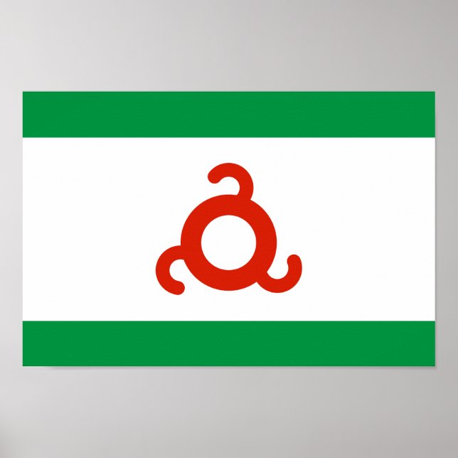 Ingushetia Flag Poster (Front)