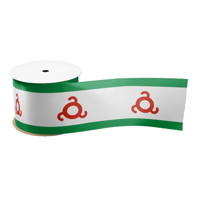Ingushetia Flag Satin Ribbon (Spool)