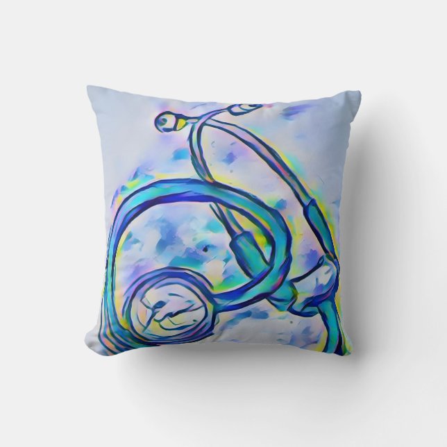 Inh again. Love Throw Pillow (Front)