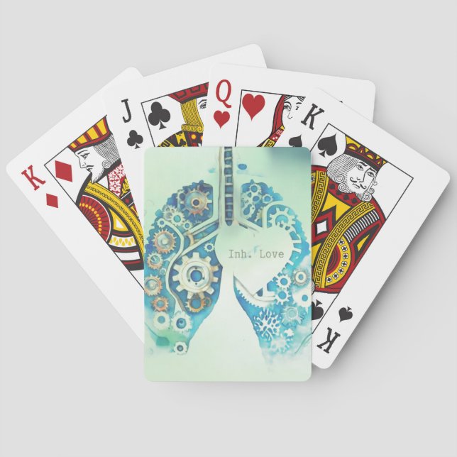 Inh. Love 5  Poker Cards (Back)