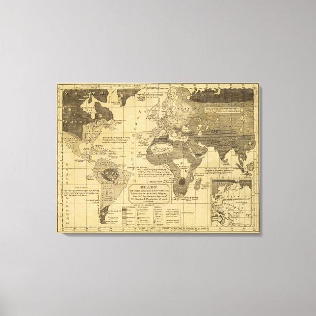 Inhabited World Canvas Print (Front)